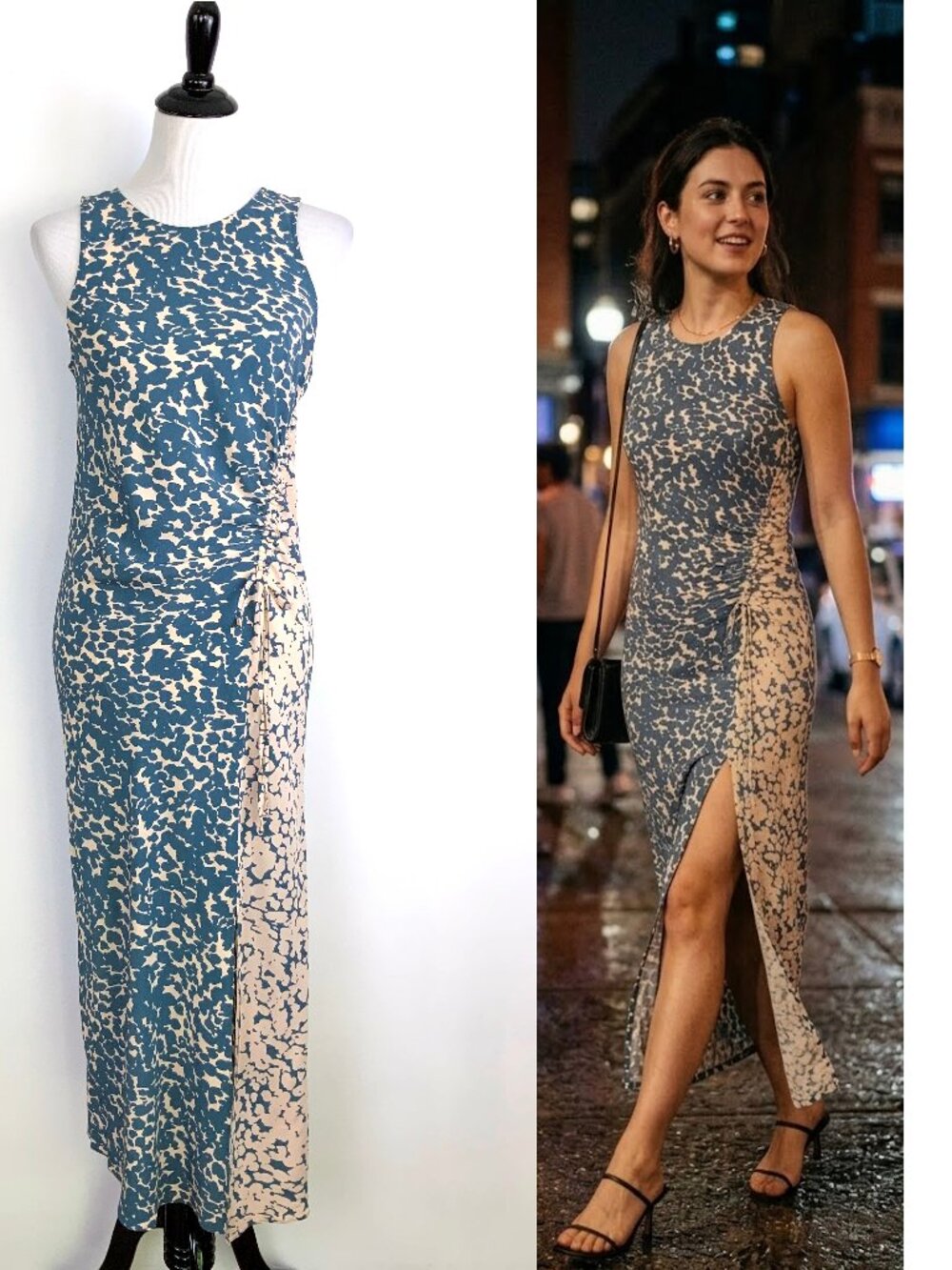 Rails Gabriella Midi Slip Style Dress Sz M - Picture 1 of 16